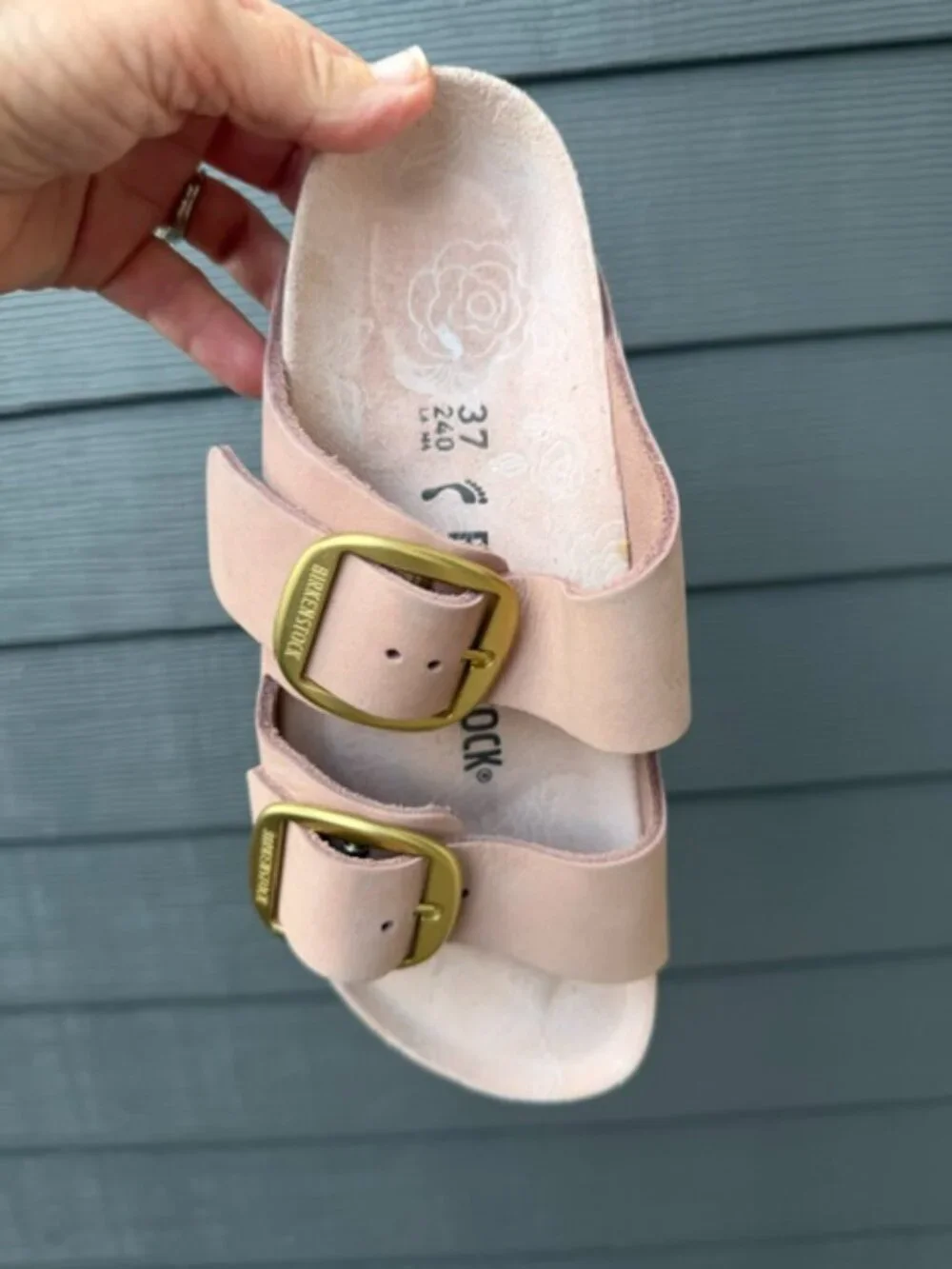 Birkenstock Arizona Big Buckle Slide Sandal Sz 37 NEW